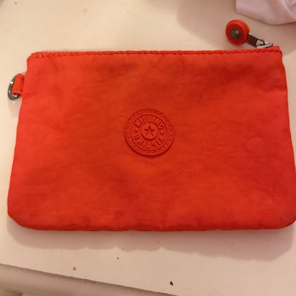 Kipling Bright Orange Pouch